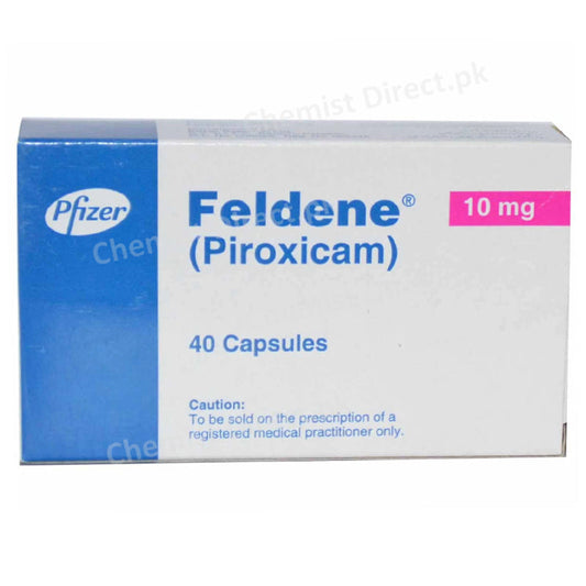 Feldene 10mg Capsule Piroxicam Pifzer Pakistan Nsaid