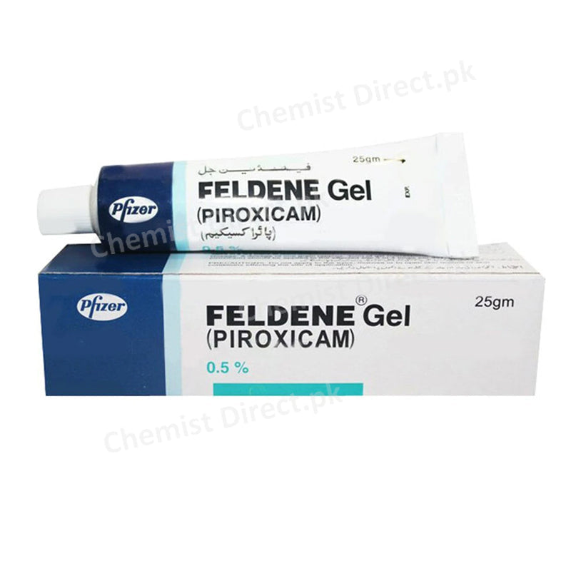 Feldene Gel 25gram Piroxicam Pifzer Pakistan Nsaid