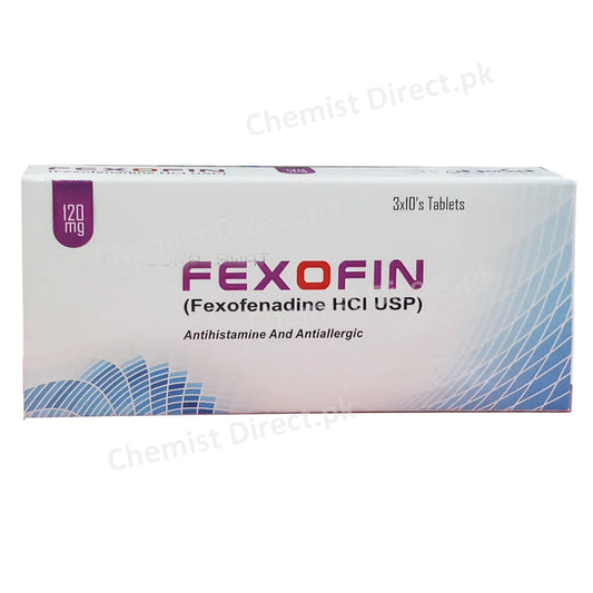 Fexofin 120mg Tab Tablet Fexofenadine