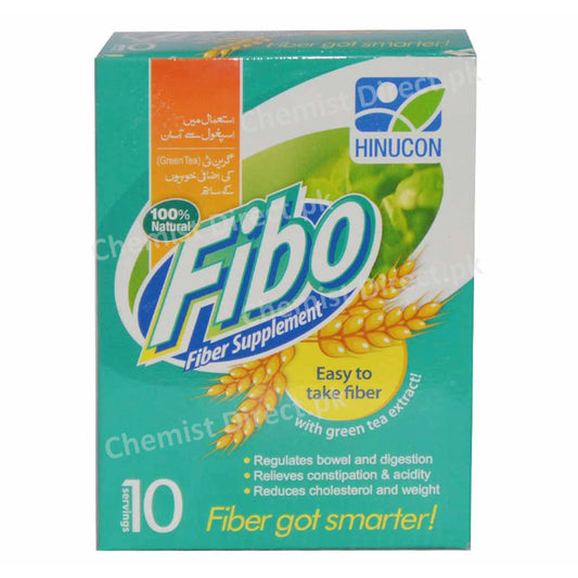 Fibo Powder Sachet Hinucon Herbal Preparation Wheat Dextrin Green Tea Extract 