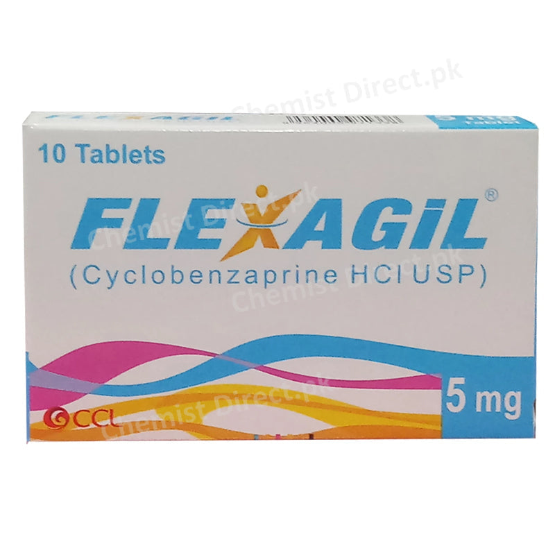 Flexagil 5mg Tab Tablet CCL Pharmaceuticals Skeletal Muscle Relaxant Cyclobenzaprine