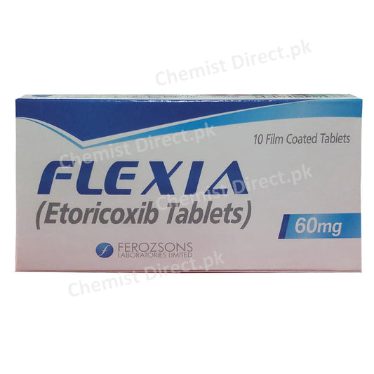 Flexia 60mg Tab Tablet Ferozsons Lab NSAID Etoricoxib