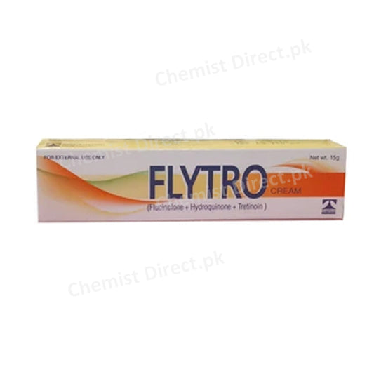 Flytro Cream 15gm Tabros Pharma Anti Acne Tretinoin Hydroquinone Flucinolone