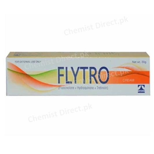 Flytro Cream 30gram Cream Tabros Pharma Anti Acne Tretinoin Hydroquinone Flucinolone