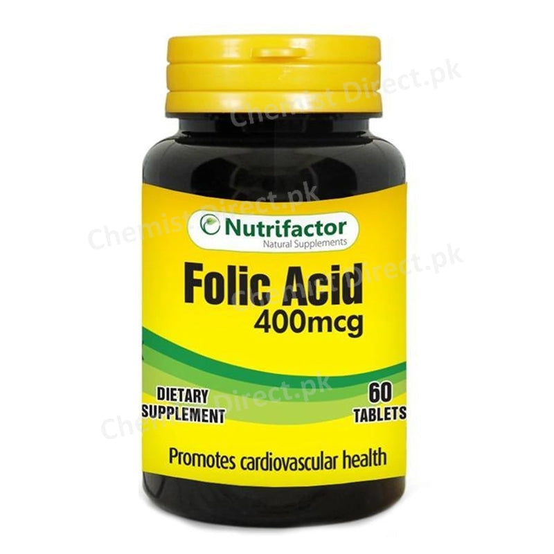 Folic Acid 400mcg Tablet Nutritional Supplement