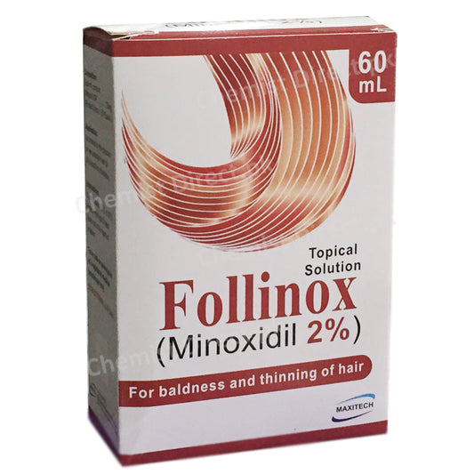 Follinox 2  Topical Solution 60ml Minoxidil 20