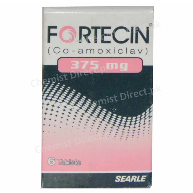 Fortecin 375mg Tab Tablet Searle Pharma co amoxiclav