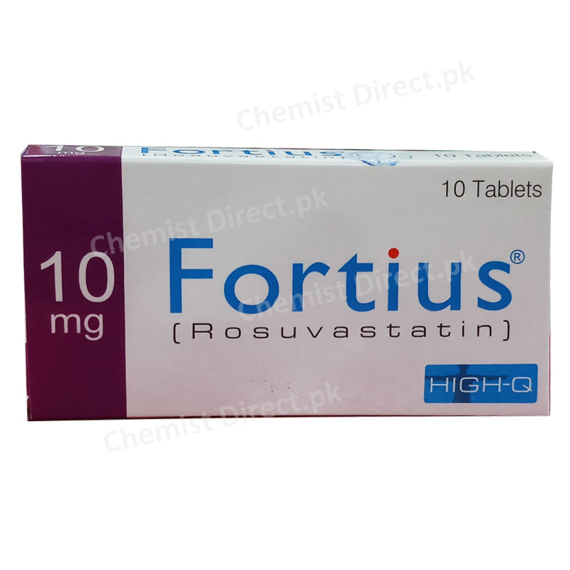 Fortius 10mg Tab Tablet High Q Pharma Corticosteroids Rosuvastatin