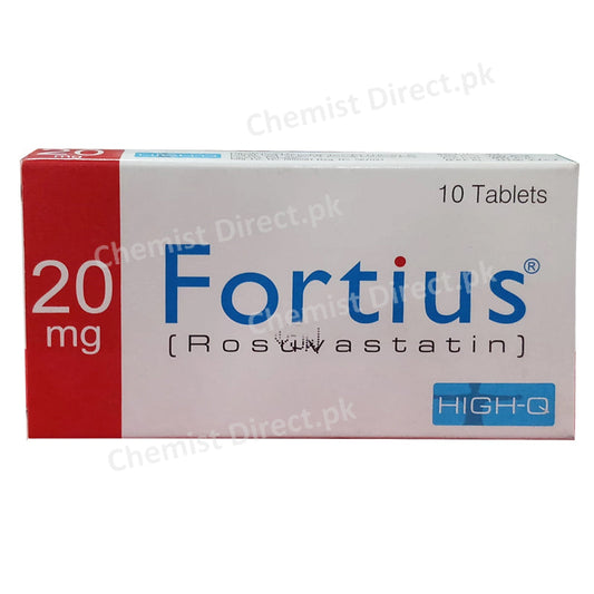 Fortius 20mg Tab Tablet High Q Pharma Corticosteroids Rosuvastatin