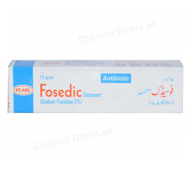 Fosedic 15g Ointment Oint Pearl Pharmaceuticals Anti Bacterial Sodium Fusidate