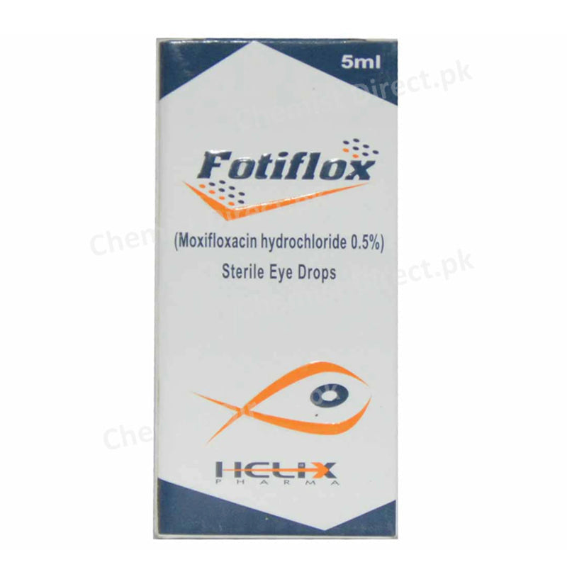 Fotiflox Eye Drop 5ml Helix Pharma Anti-Infective Moxifloxacin HCl