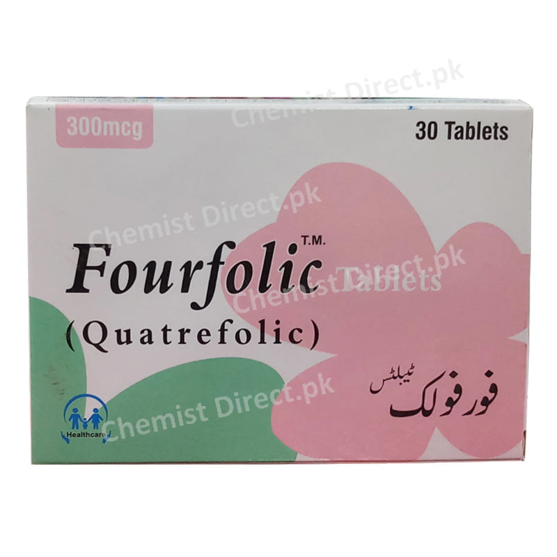 Fourfolic 300mcg Tablet Quatrefolic 300mcg Healthcare