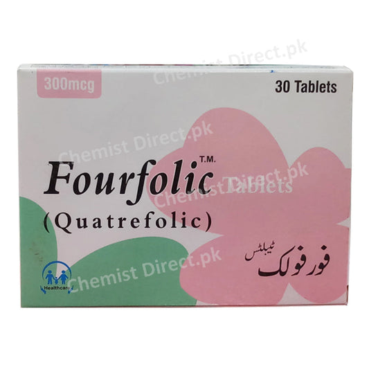 Fourfolic 300mcg Tablet Quatrefolic 300mcg Healthcare