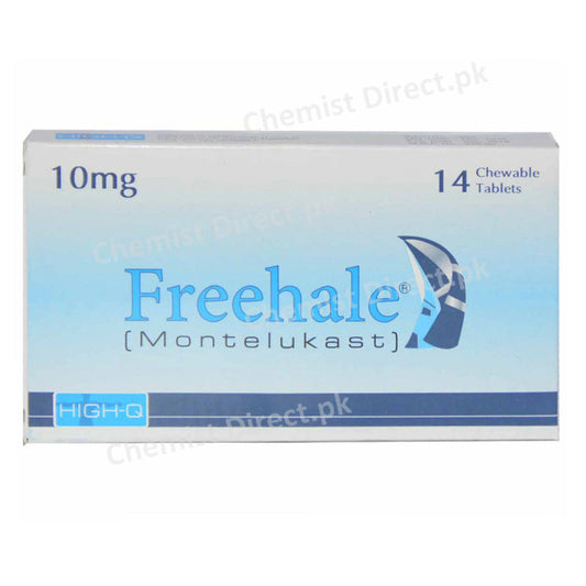 Freehale 10mg Tablet Anti-Leukotriene Montelukast High Q Pharmaceuticals