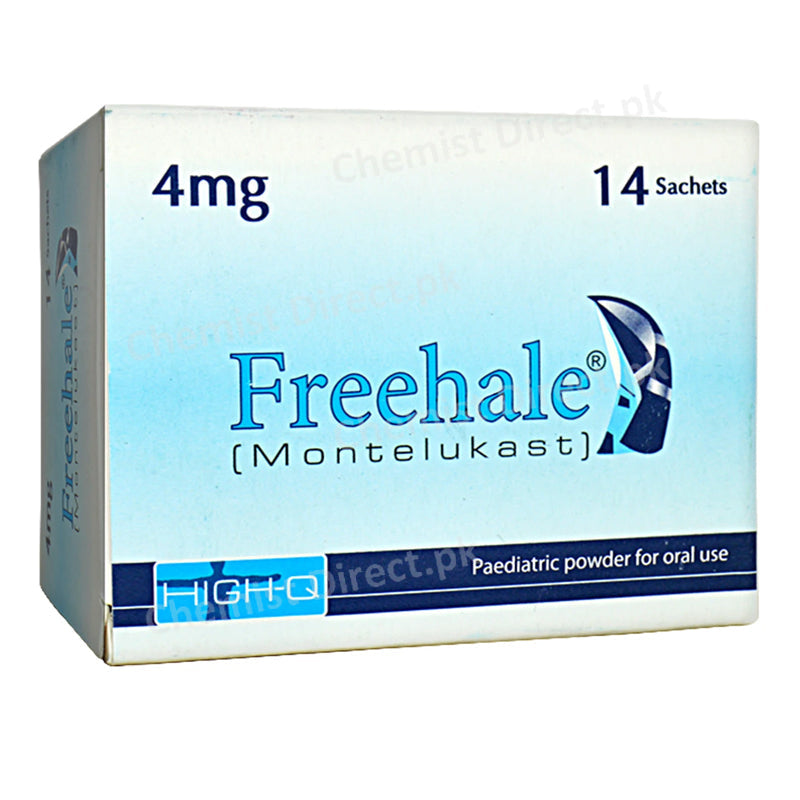 Freehale 4mg Sachet Powder High Q Pharmaceuticals Anti-Leukotriene Montelukast