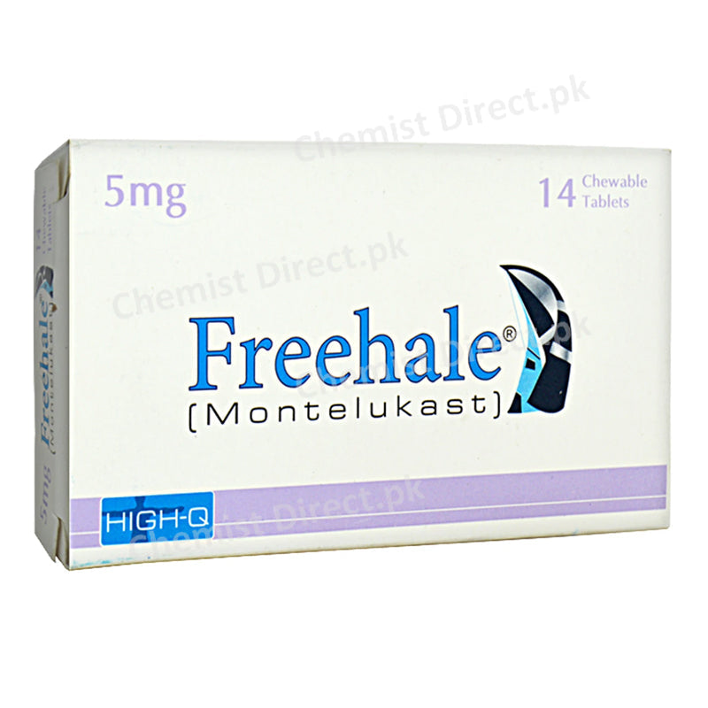 Freehale 5mg Tablet Anti-Leukotriene Montelukast High Q Pharmaceuticals