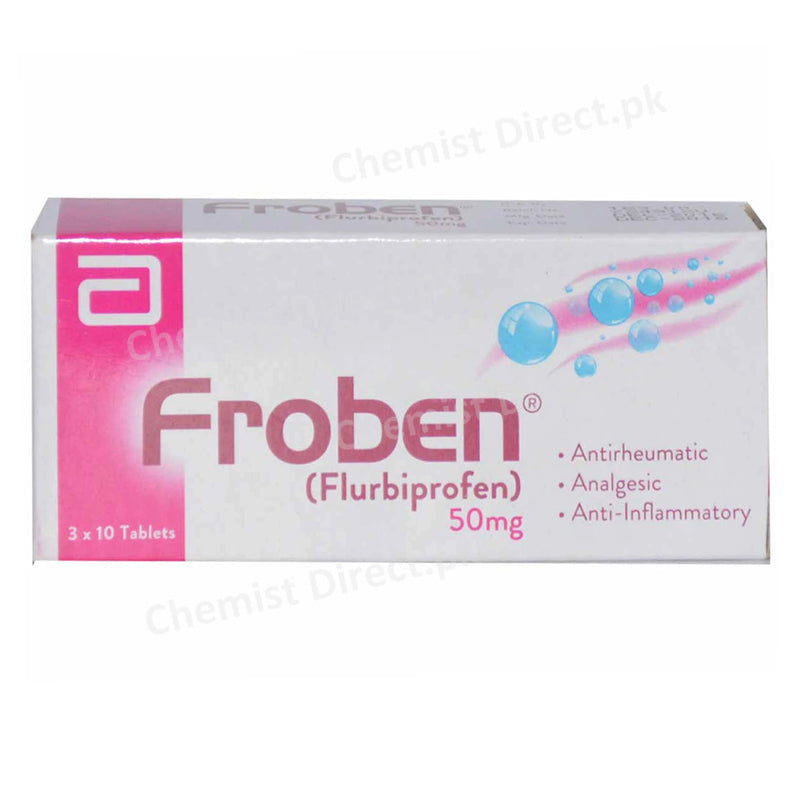 Froben 50mg Tablet Flurbiprofen Nsaid Abbott Laboratories