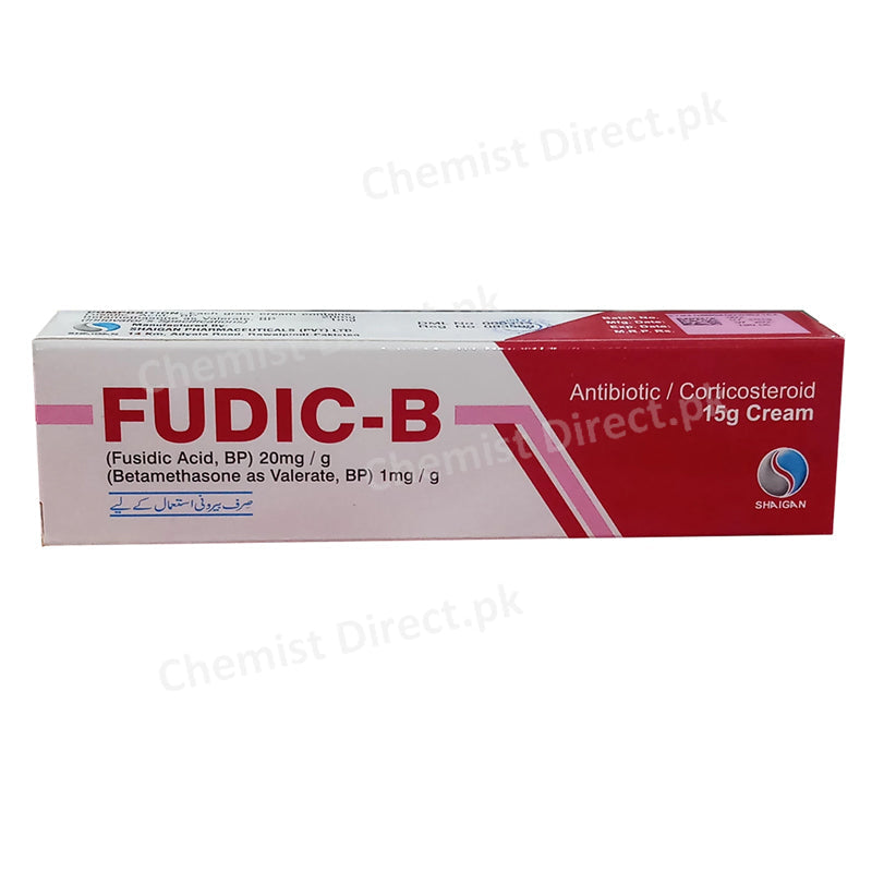 Fudic B Cream 15gm Shaigan Pharmaceuticals Anti bacterial
