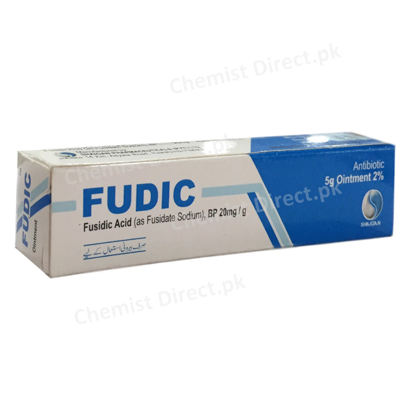 Fudic Ointment 5gm Shaigan Pharmaceuticals Anti bacterial Fusidic Acid