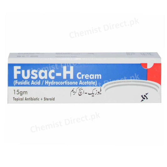 Fusac H Cream 15gm Santepharma Anti bacterial Corticosteroids Fusidic Acid 2 Hydrocortisone Acetate 1