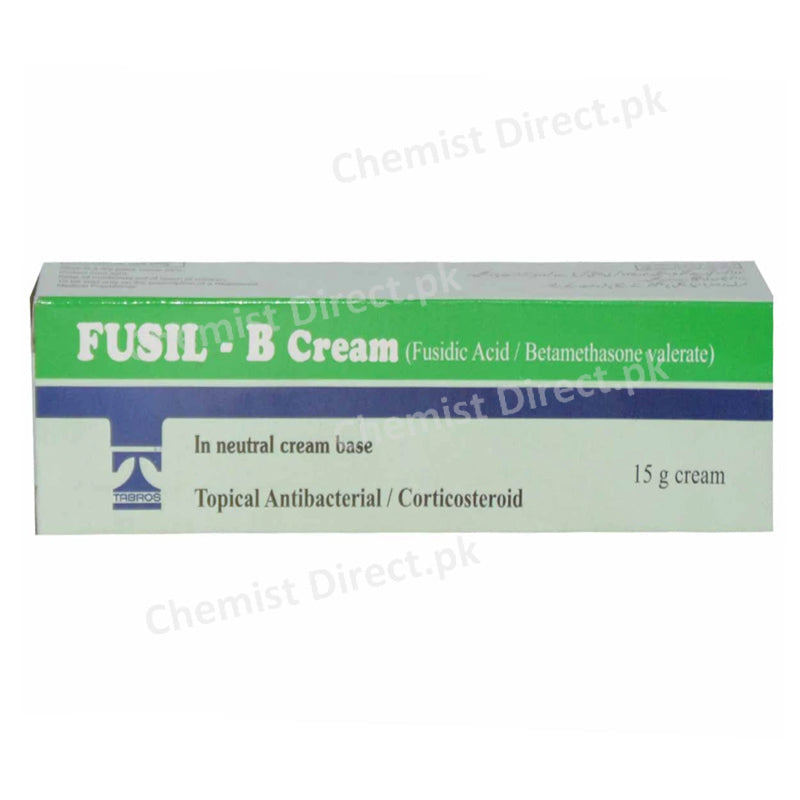 Fusil B Cream 15gm Tabros Pharma Pvt Ltd Anti Bacterial Corticosteroid Fusidic Acid 2 Betamethasone 0.1