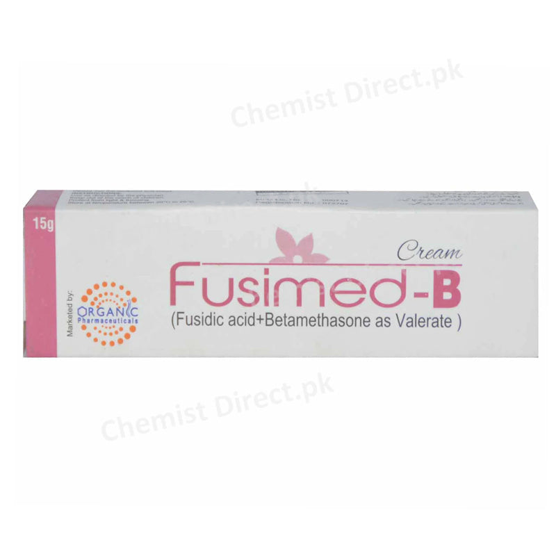 Fusimed B 15G Cream Organic Pharma Anti bacterial Fusidicacid Betamethasone As Valerte