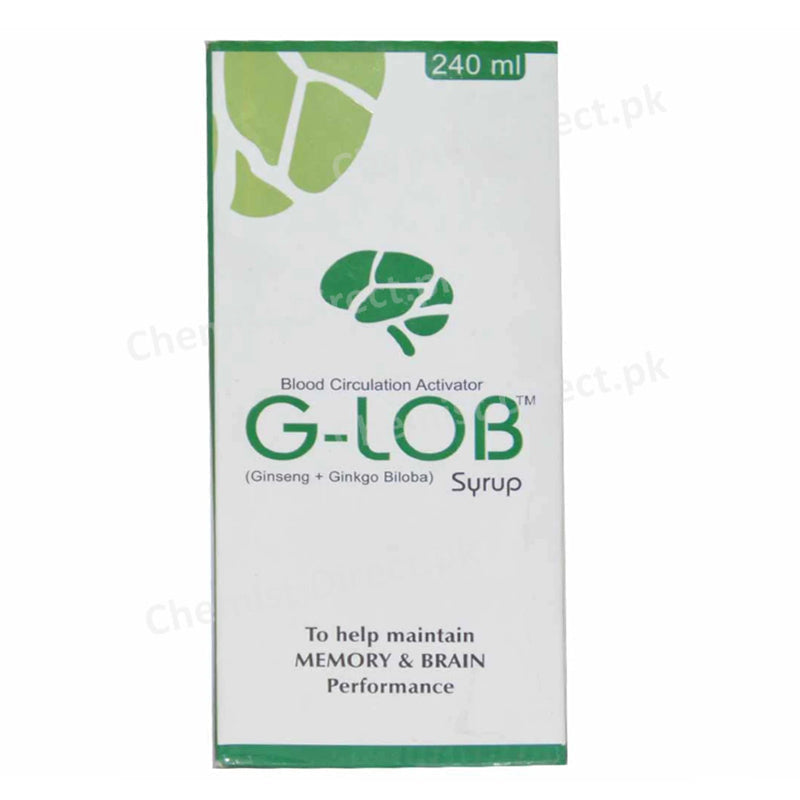 G-LOB syrup 240ml Ginseng+Ginkgo Biloba