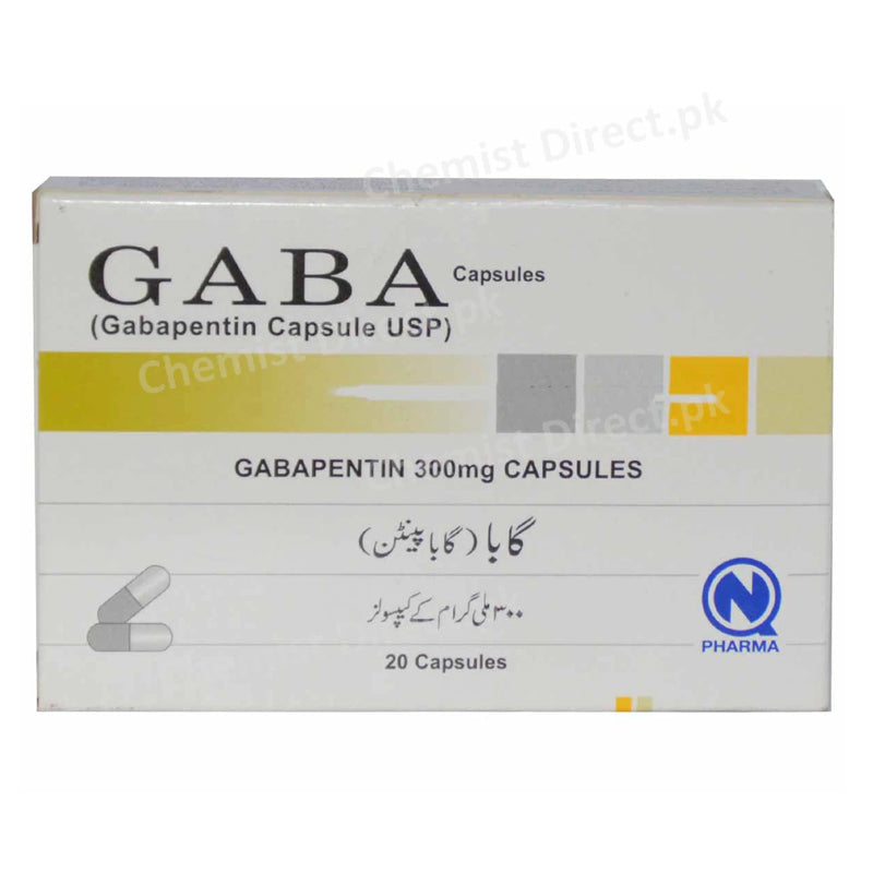 Gaba 300mg Capsule Nabiqasim Industries Anti-convulsant Gabapentin