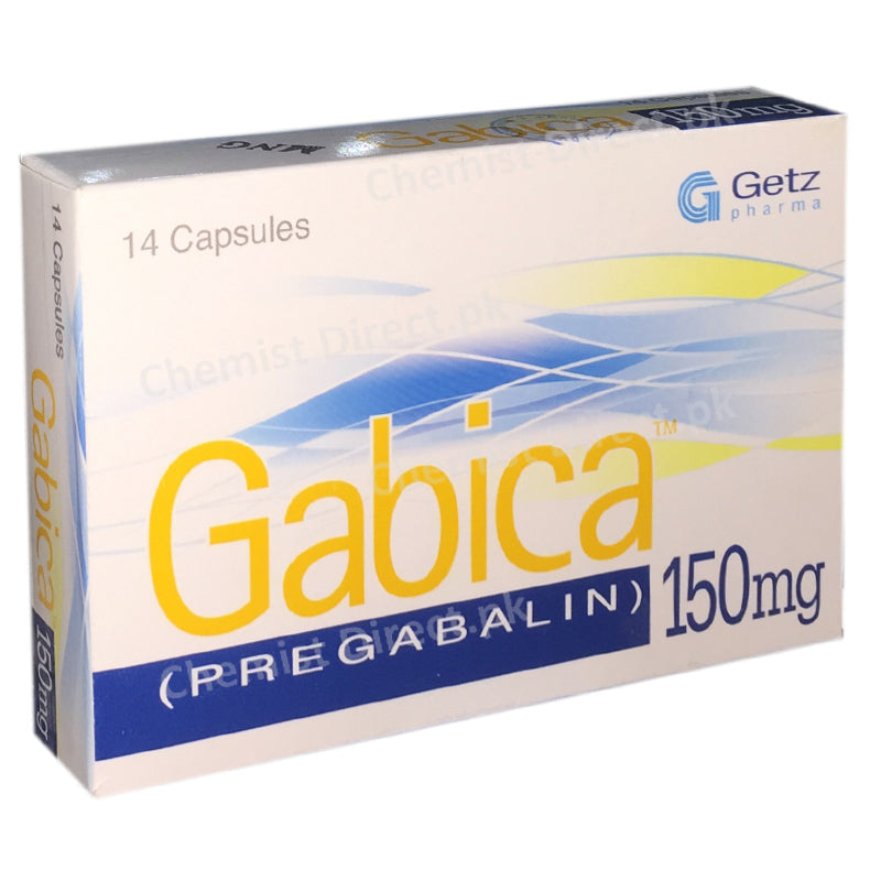 Gabica 150mg Capsule GETZ PHARMAPAKISTAN PVT LTD NEUROPATHIC Pregabalin