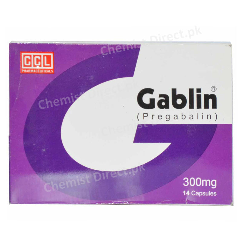 Gablin 300mg capsule CCL Pharmaceuticals Neuropathic Pain Pregabalin