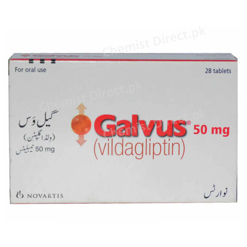 Galvus 50mg Tablet Oral Hypoglycemic Vildagliptin Novartis Pharma