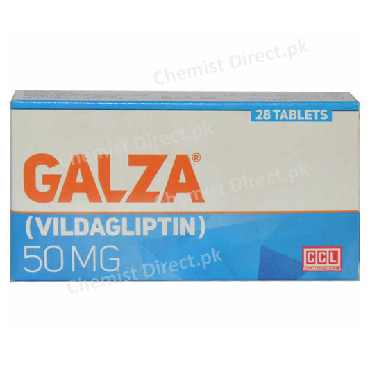 Galza 50mg Tablet CCL pharmaceuticals Vildagliptin