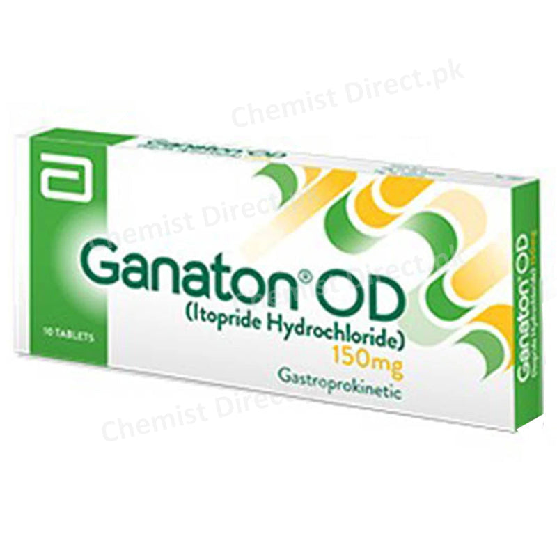 Ganaton Od 150mg Tab Tablet Abbott Laboratories Pakistan Ltd Gastroprokinetics Itopride