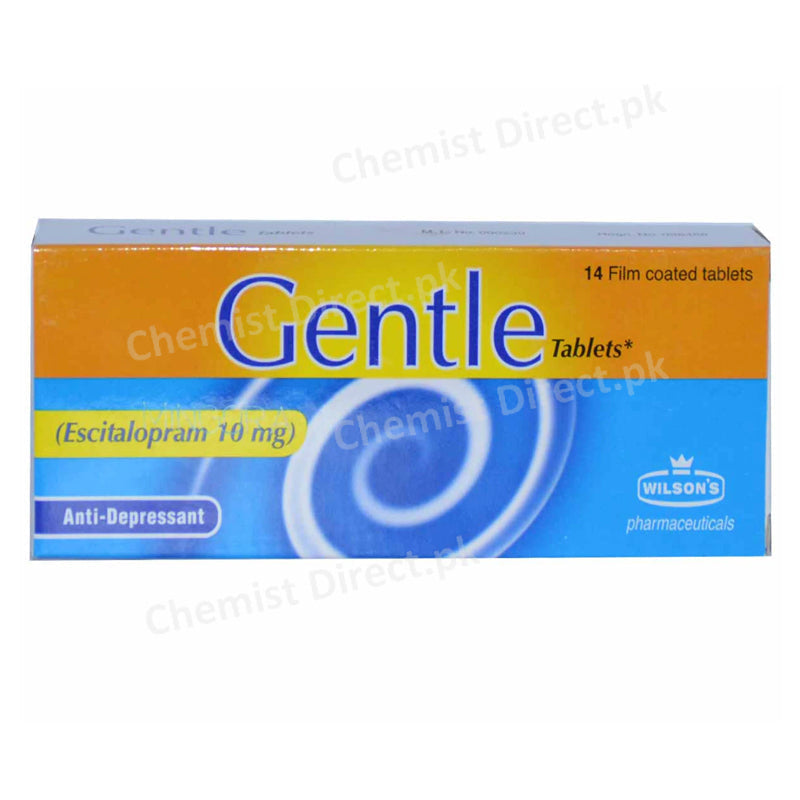 Gentle 10MG Tab Tablet Wilson_s Pharma Escitalpram