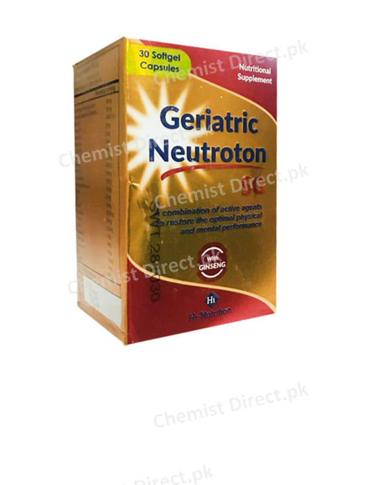Geriatric Neutroton Sg Soft Gel Capsules Tablet