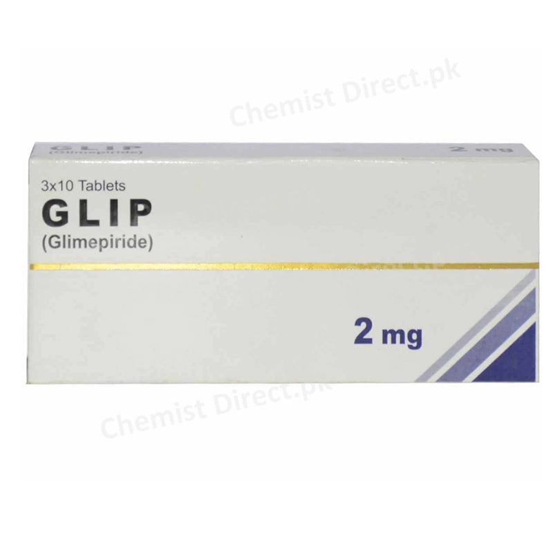 Glip 2mg Tab Tablet Mass Pharma Oral Hypoglycemic Glimepiride.