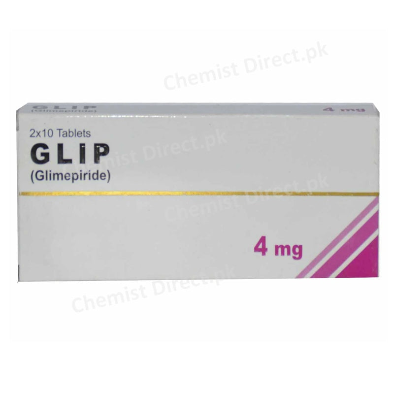 Glip 4mg Tab Tablet Mass Pharma Oral Hypoglycemic Glimepiride