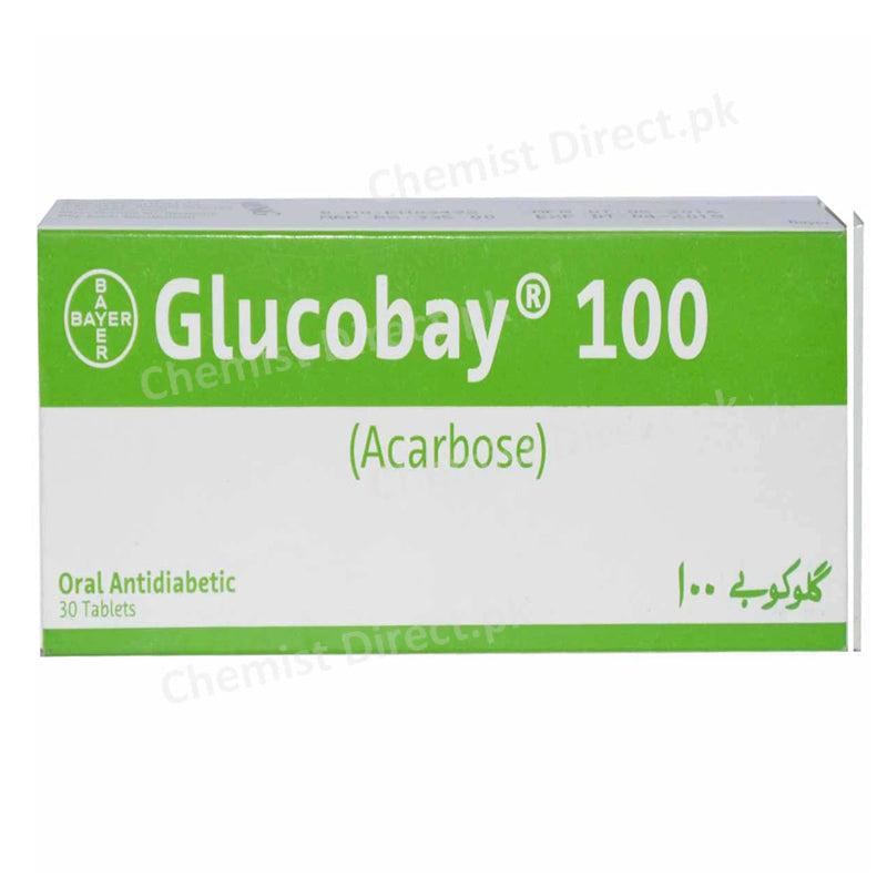 Glucobay 100mg Tab Tablet Bayer Health Care Pvt Ltd Qral Hypoglycemic Acarbose