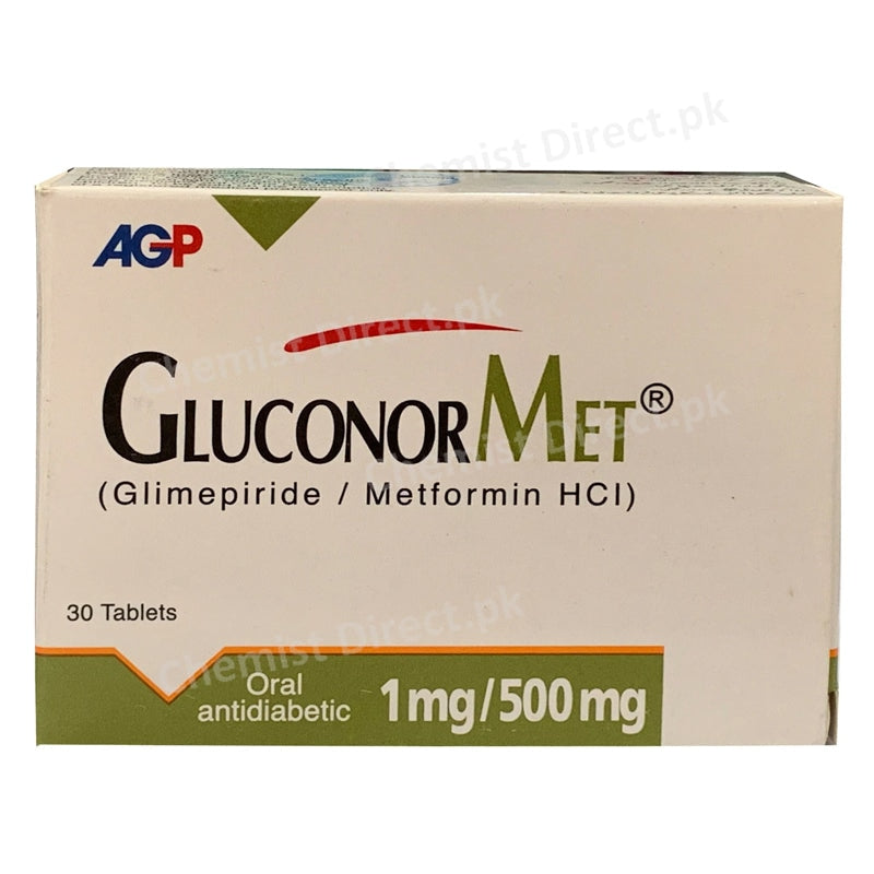 Gluconor Met 1mg 500mg AGP Pvt Ltd Oral Hypoglycemic Glimepiride