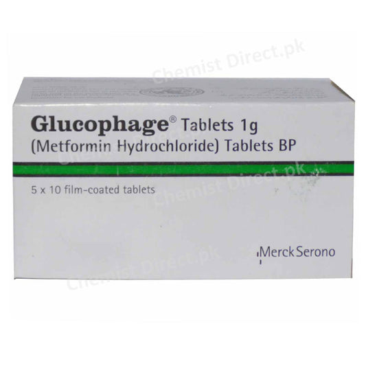 Glucophage 1G Tab Medicine