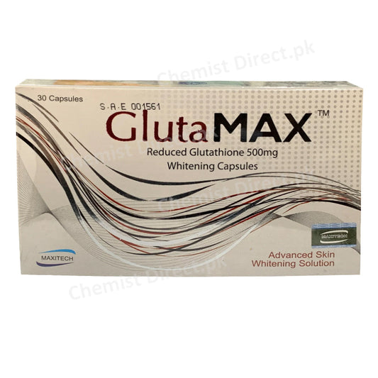 GlutaMAX 500mg Capsule Nutritional Supplement Maxitech Pharma