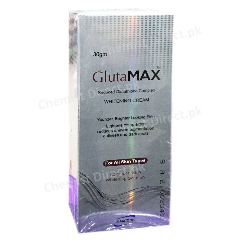 GlutaMax Whitening Cream 30gm Maxitech Cream Glutathione