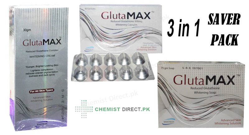 Glutamax Whitening Formula 3 In 1 Pack Personal Care
