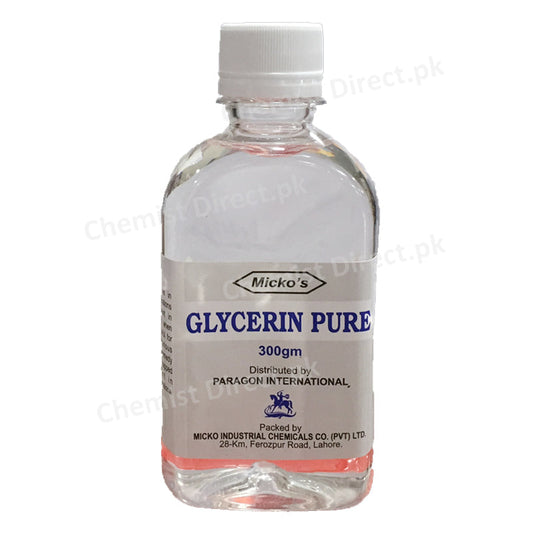 Glycerin Pure 300gm Oval Pharma Emollient and Protectant Glycerine