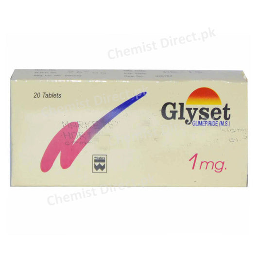Glyset 1mg Tablet Willshire Laboratroies Glimepiride