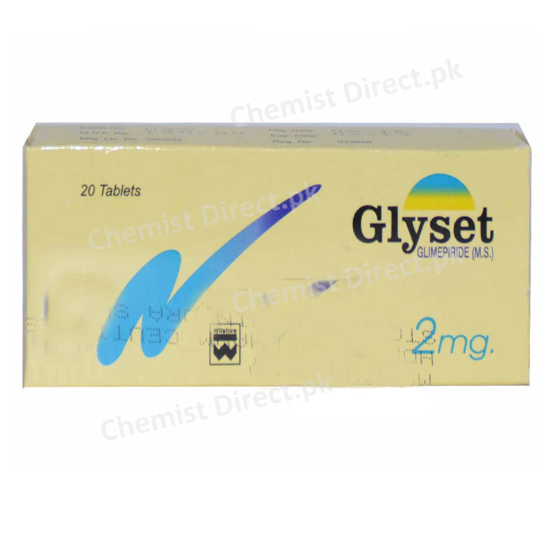 Glyset 2mg Tablet Willshire Laboratroies Glimepiride