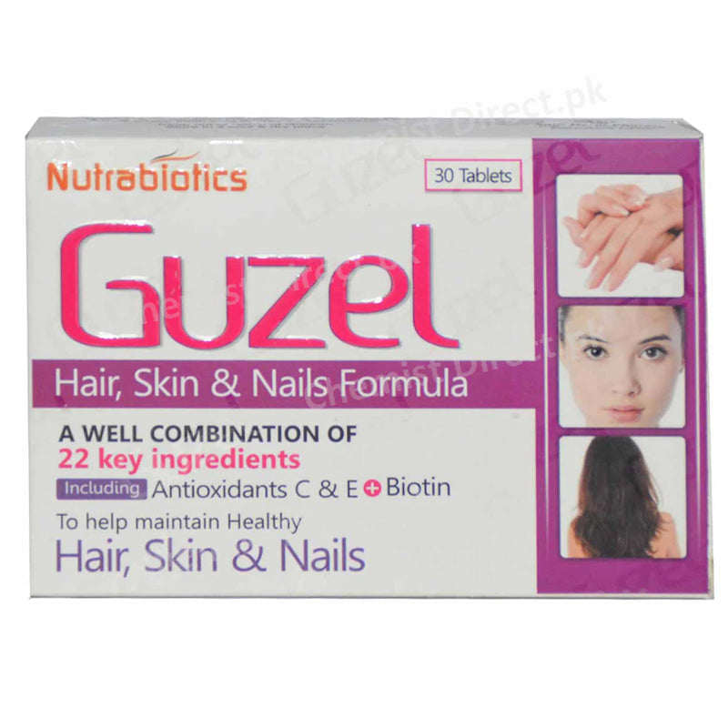 Guzel Tab Tablet Nutrabiotics Pharma Hairskin nailsformula