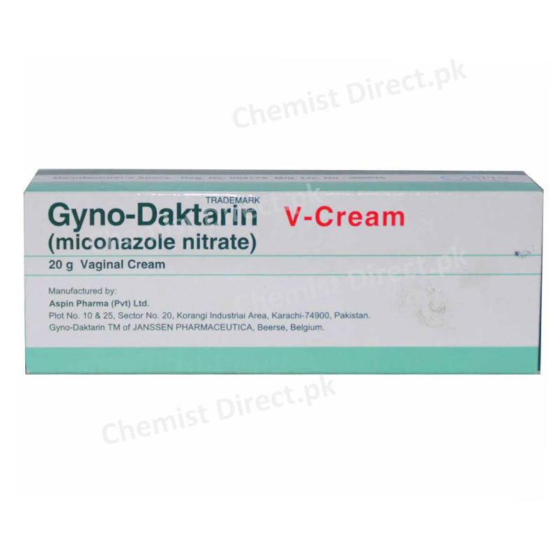 Gynoderain Gyno-Daktarin Vaginal Cream 20Gram – ChemistDirect.pk