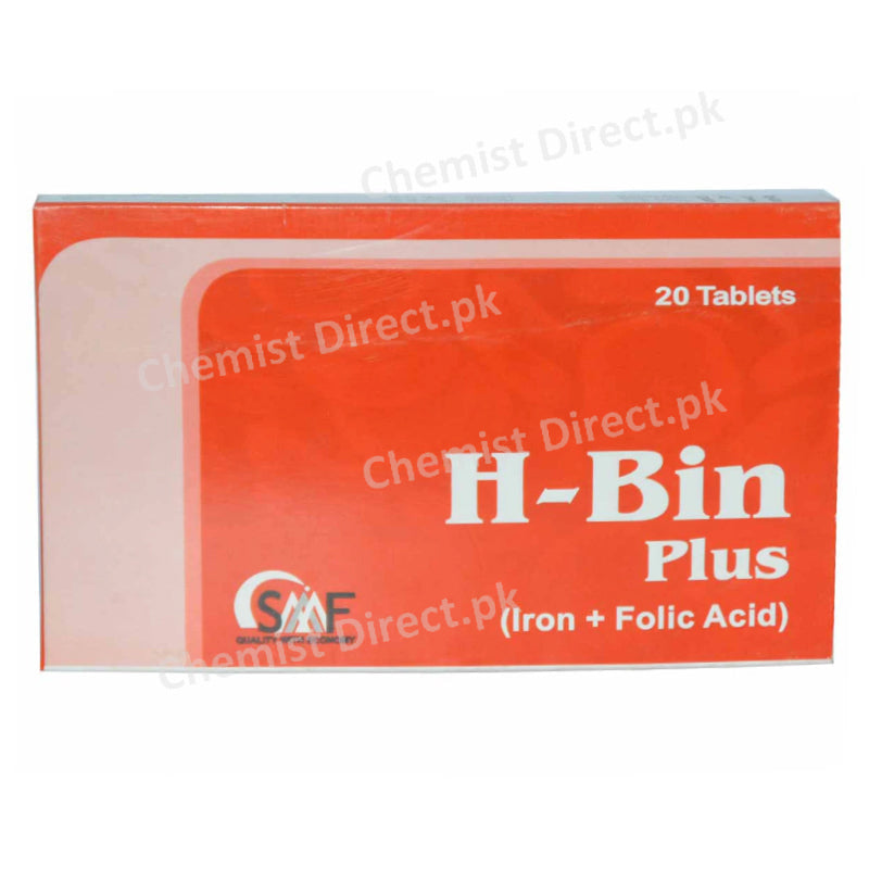 H-Bin Plus Tablet Saaf Pharma Iron+folic acid