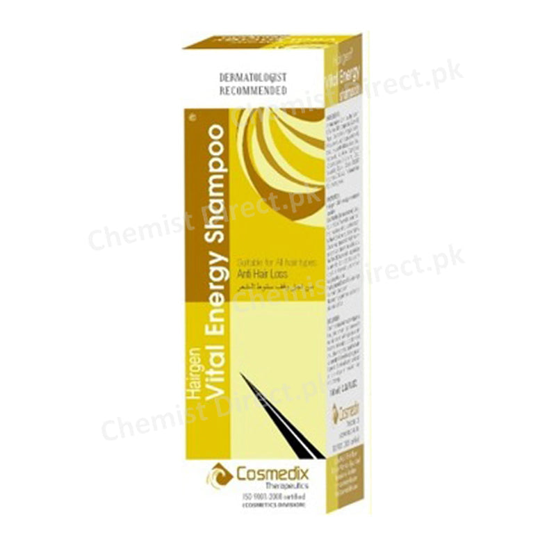 Hairgen Vital Energy Shampoo 100ml Cosmedix Pharma Anti Hair Loss